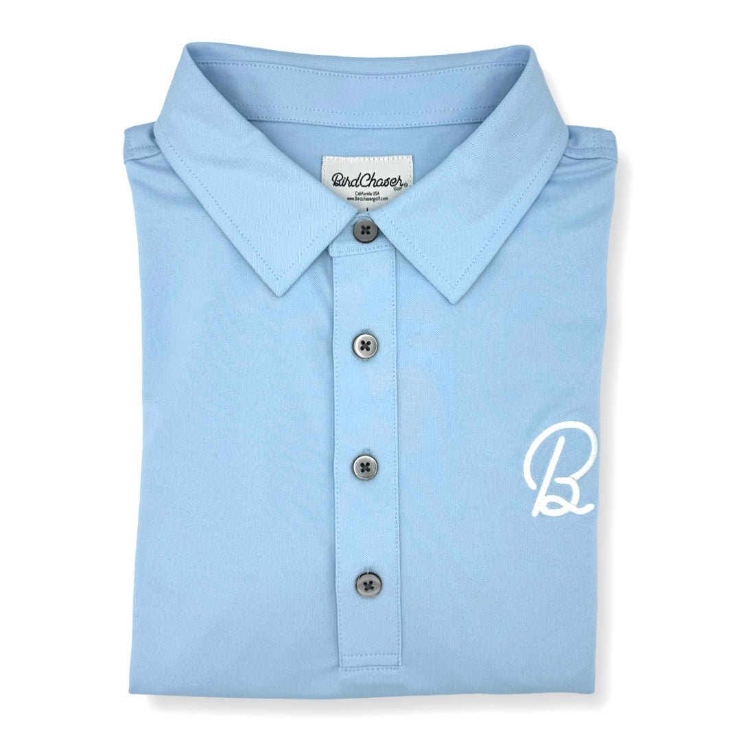 BirdChaser Polo Pale Blue